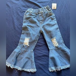 Bell bottom toddler jeans
